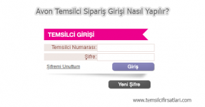 Avon Temsilci Sipariş Girişi Nasıl Yapılır