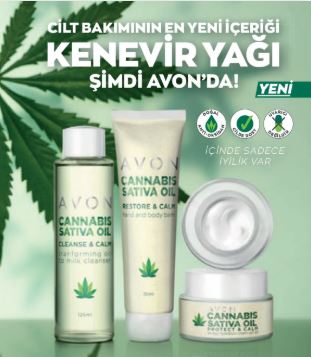 Avon kenevir yağı cilt bakım ürünleri